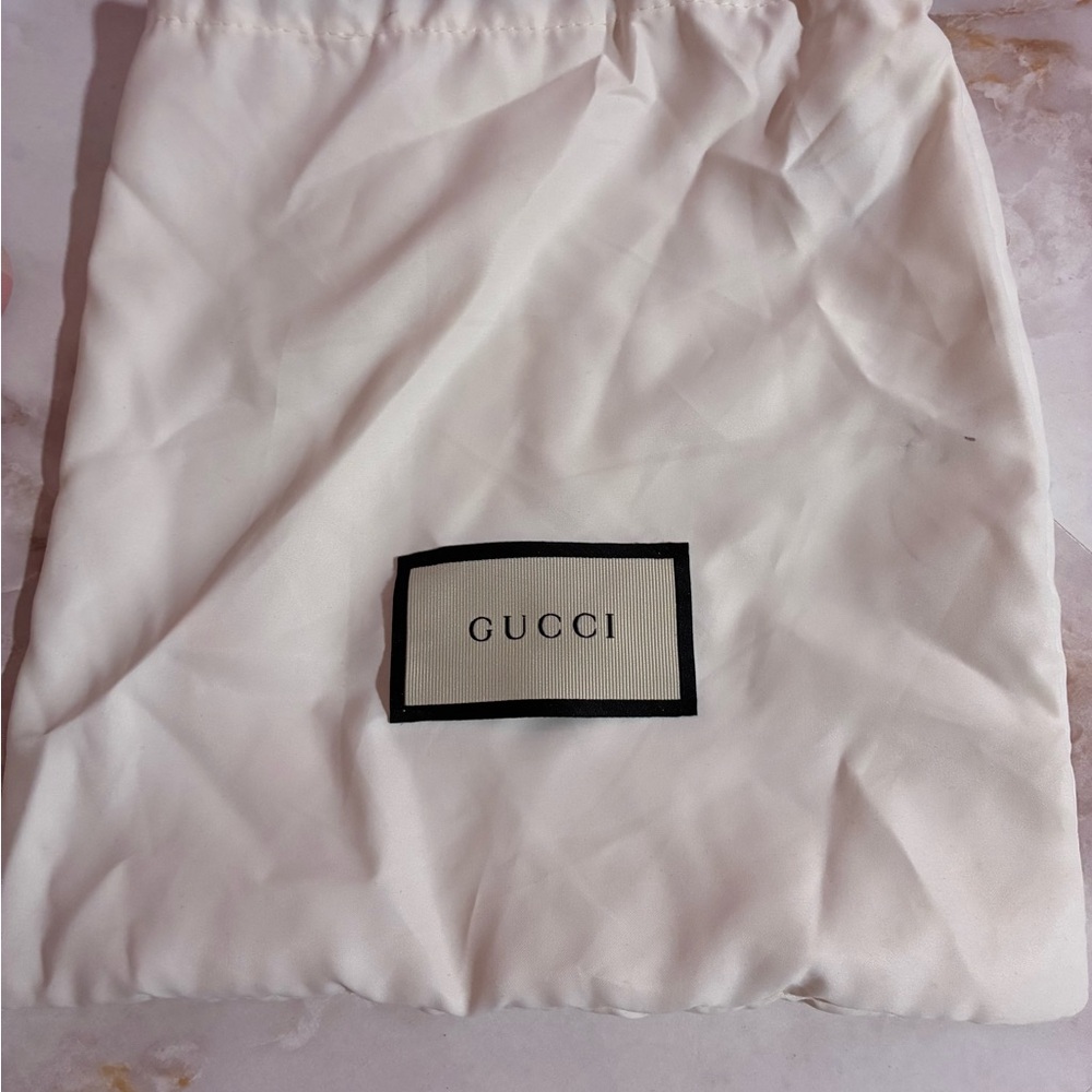 Gucci White Dust Bag